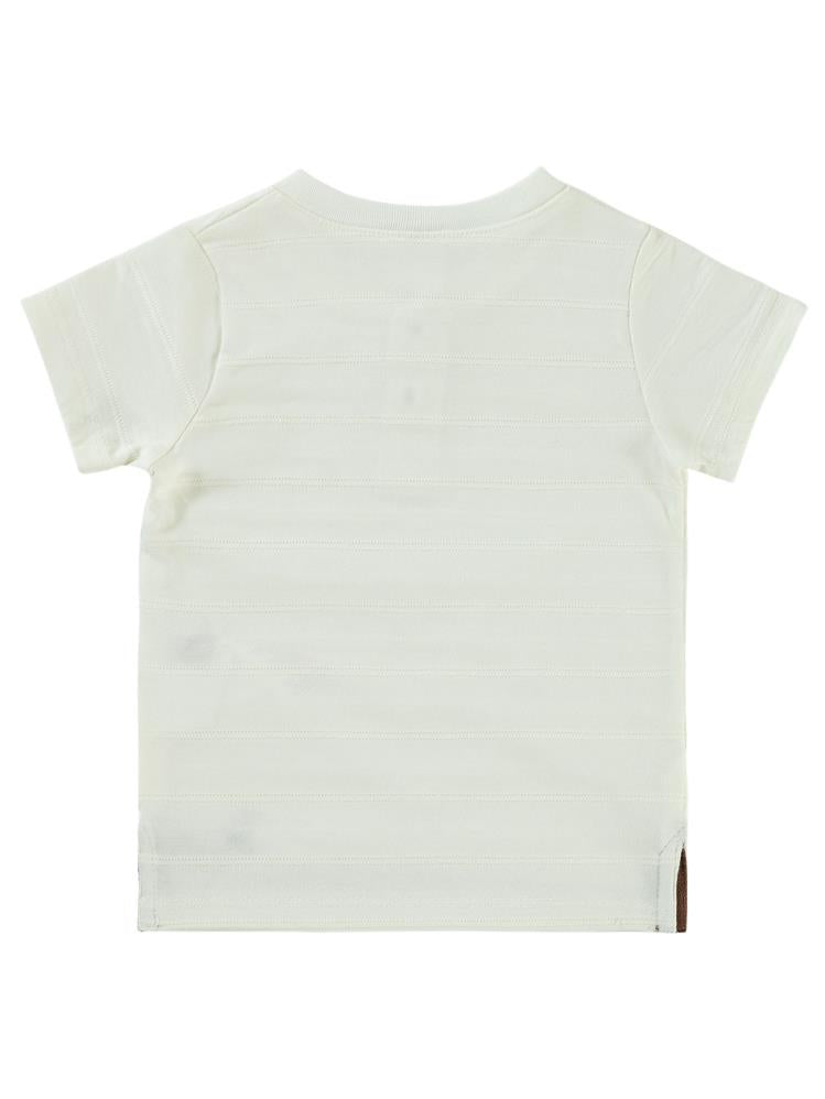 Civil Baby Karınca Nakışlı 6-18 Ay Tişört - Bej