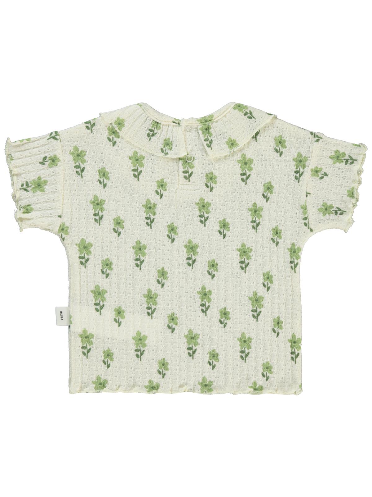 Civil Baby Çiçek Empirme 6-18 Ay Tişört - Bej