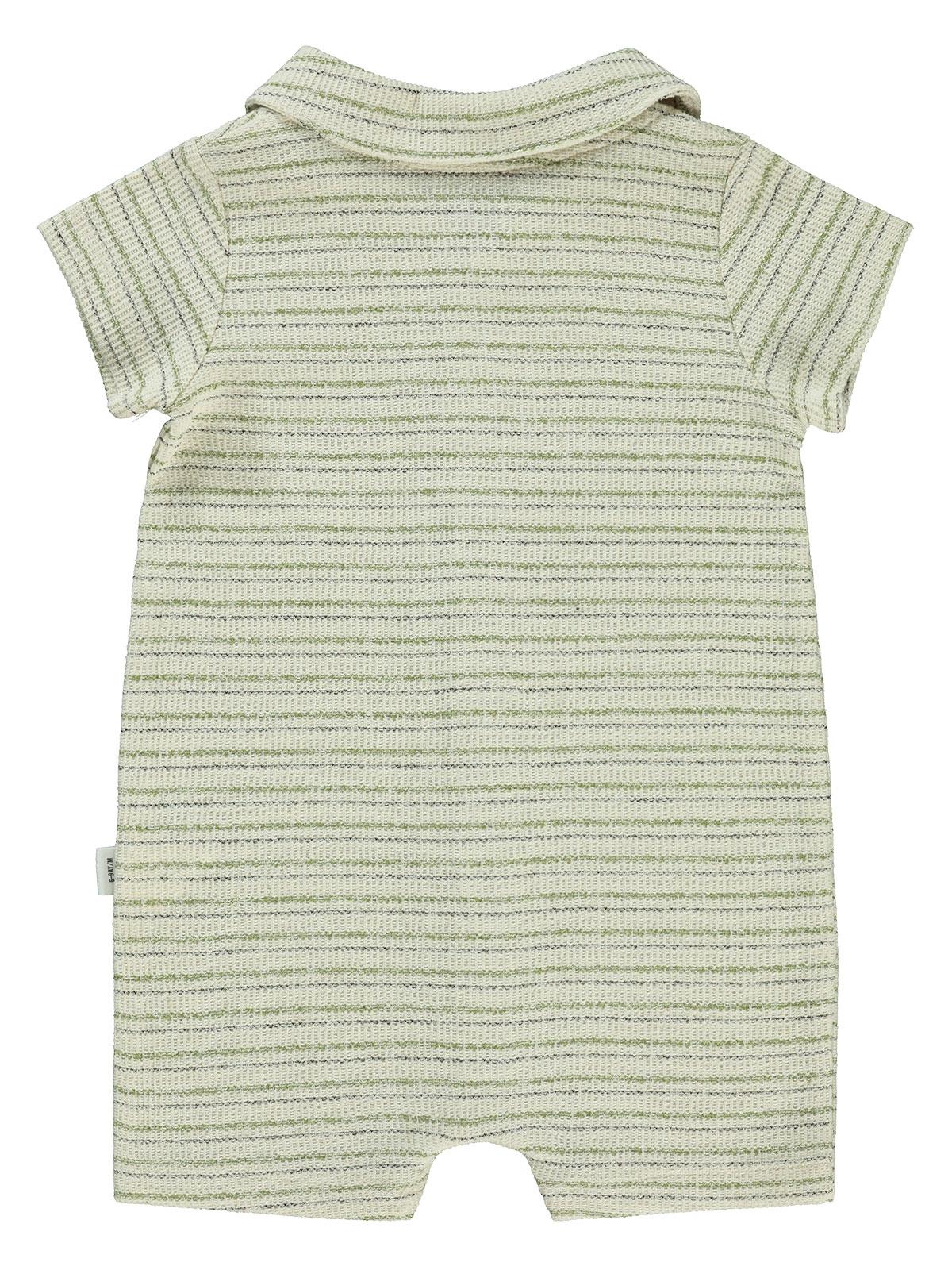 Civil Baby Çizgili 6-18 Ay Tulum - Bej