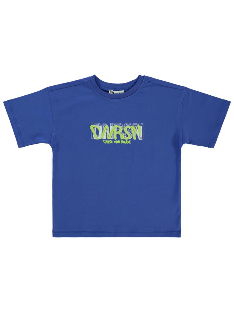 Civil Boys Dnrsn Baskılı 6-9 Yaş Tişört - Mavi