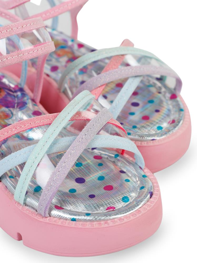 Civil Girls Dolgu Topuk 26-30 Numara Sandalet - Pembe
