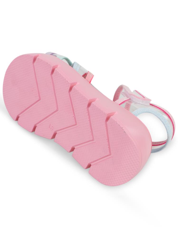 Civil Girls Dolgu Topuk 26-30 Numara Sandalet - Pembe