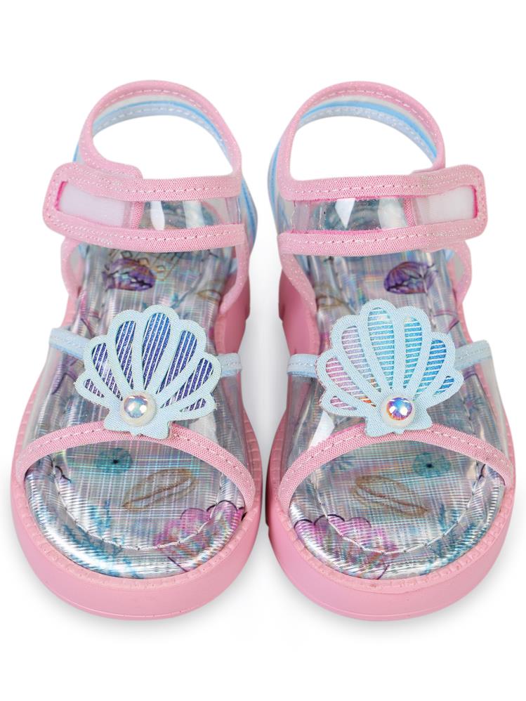 Civil Girls Dolgu Topuk 21-25-Numara Sandalet - Pembe