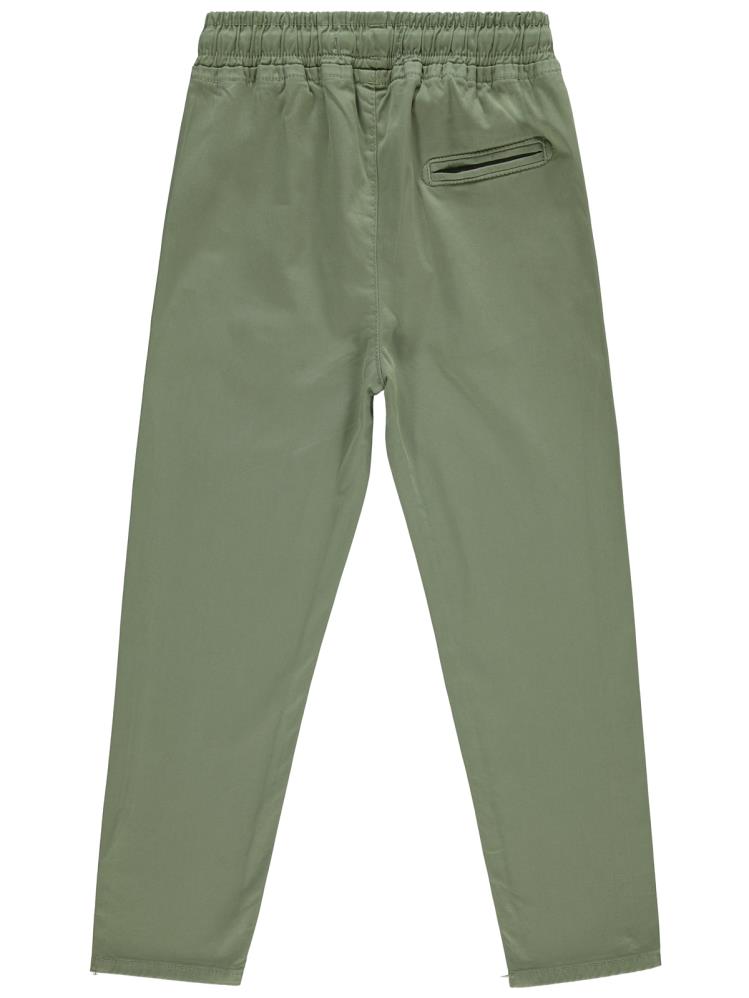 Civil Boys Beli Lastikli 6-9 Yaş Pantolon - Yeşil