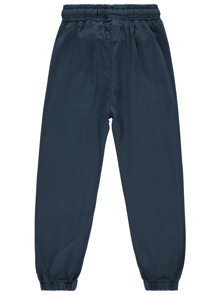 Civil Boys Bel Paça Lastikli Düz 10-13 Yaş Pantolon - Lacivert