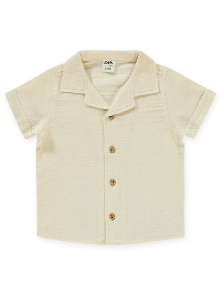 Civil Baby Müslin 6-18 Ay Takım - Bej