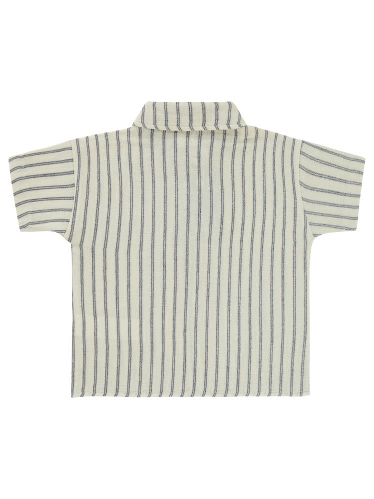 Civil Baby Çizgili 6-18 Ay Gömlek - Gri