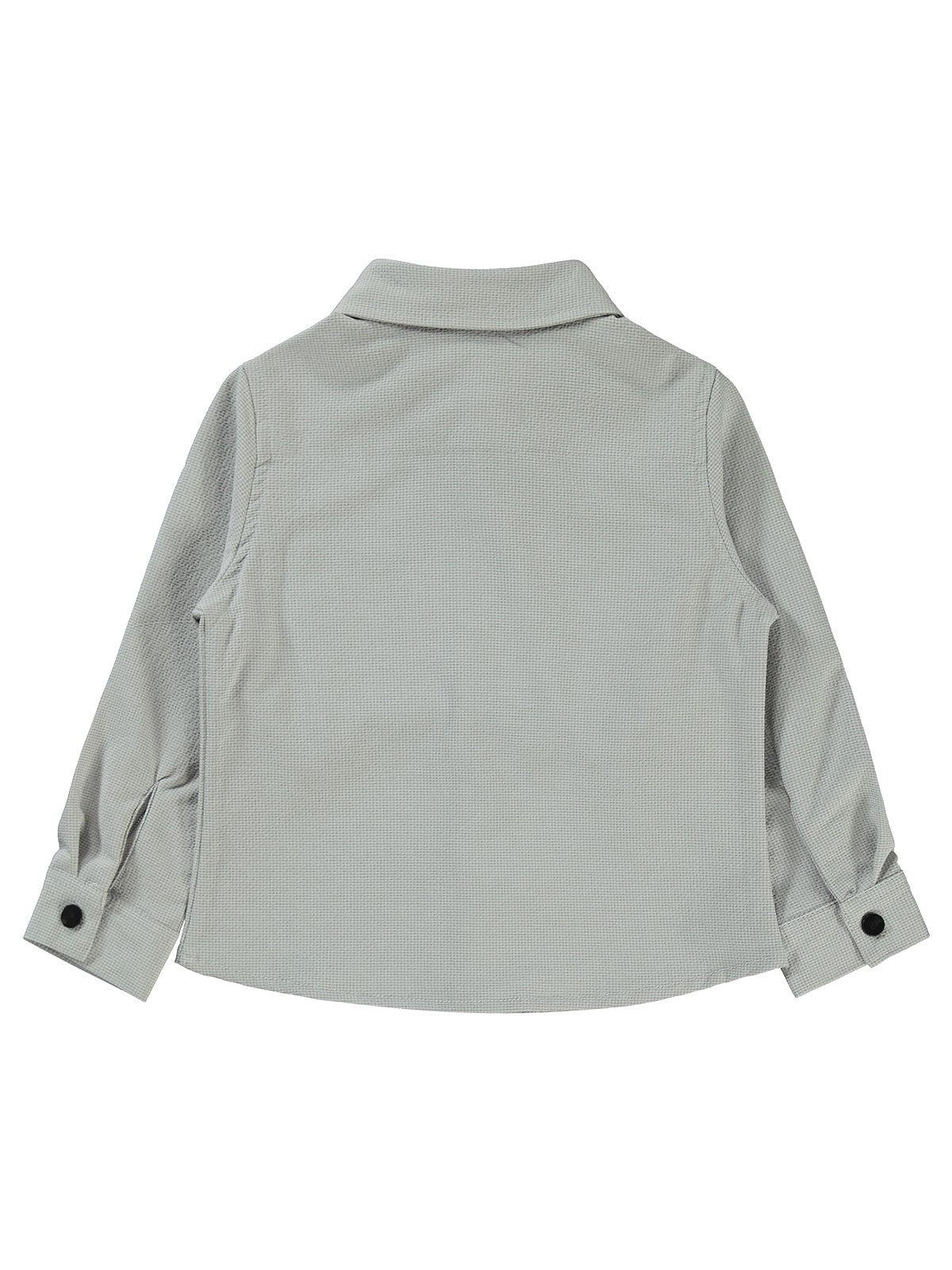 Civil Boys Ön Patlı Sahte Cepli 2-5 Yaş Gömlek - Gri