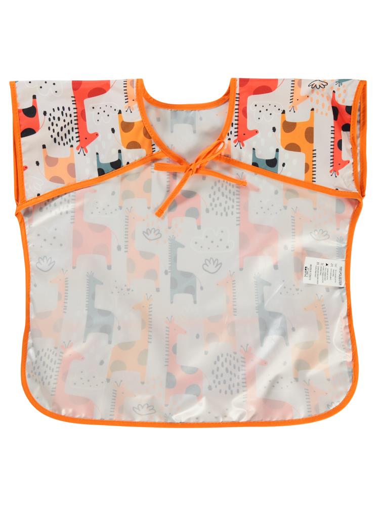 Civil Baby Hayvanlar Baskılı Mama Önlüğü - Yeşil