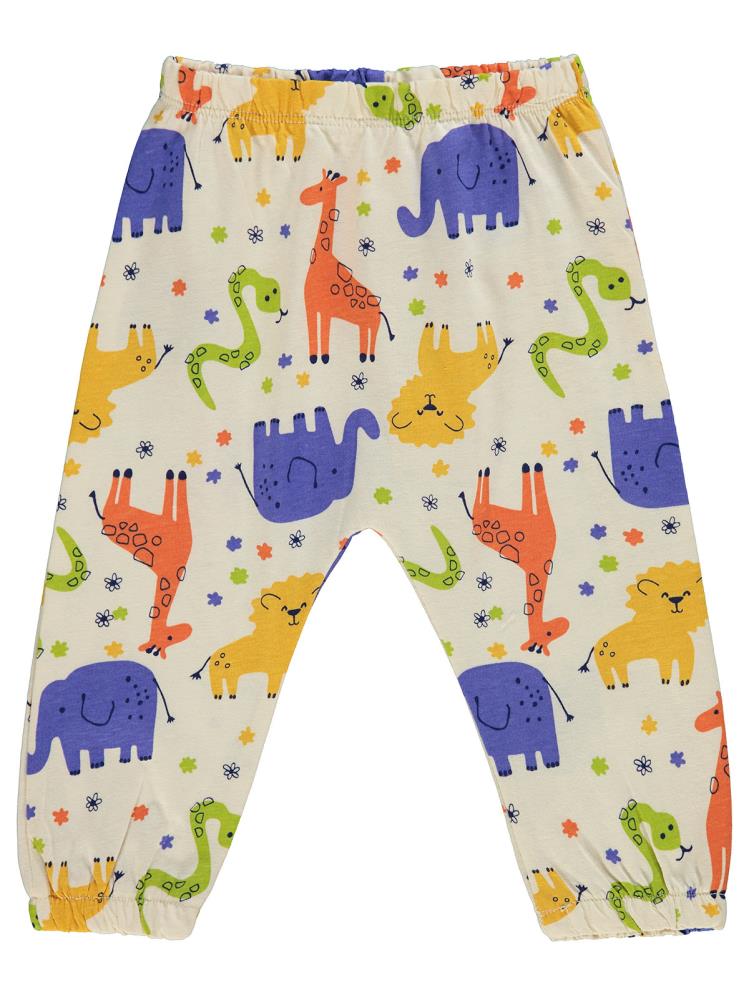 Civil Baby Colourful Empirme 6-18 Ay Eşofman Altı - Fil Dişi
