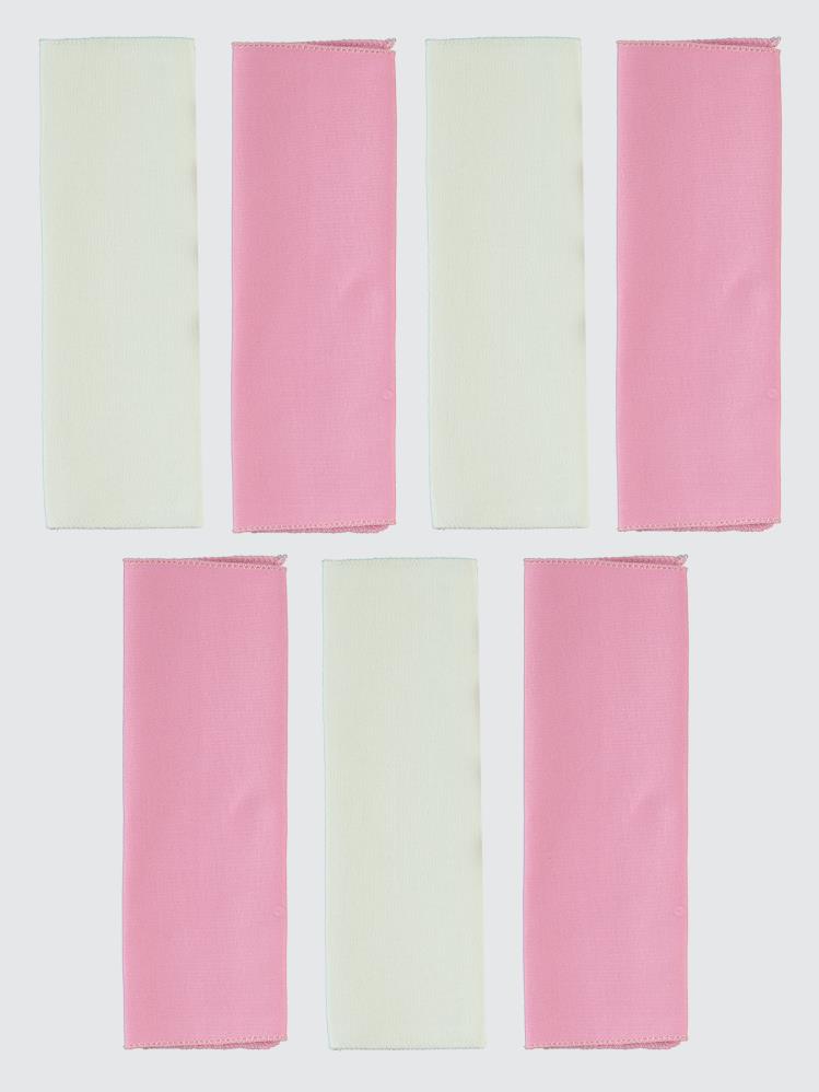 Civil Baby Düz 7 Li Ağız Mendili - Pembe