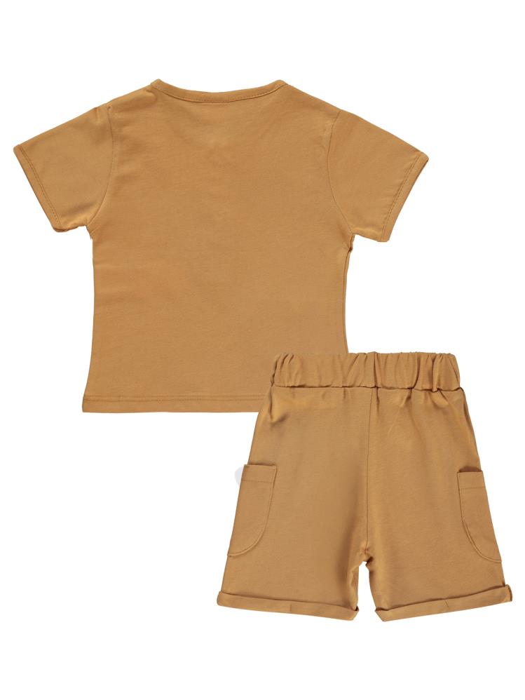 Civil Baby Basic 6-18 Ay Takım - Kahverengi