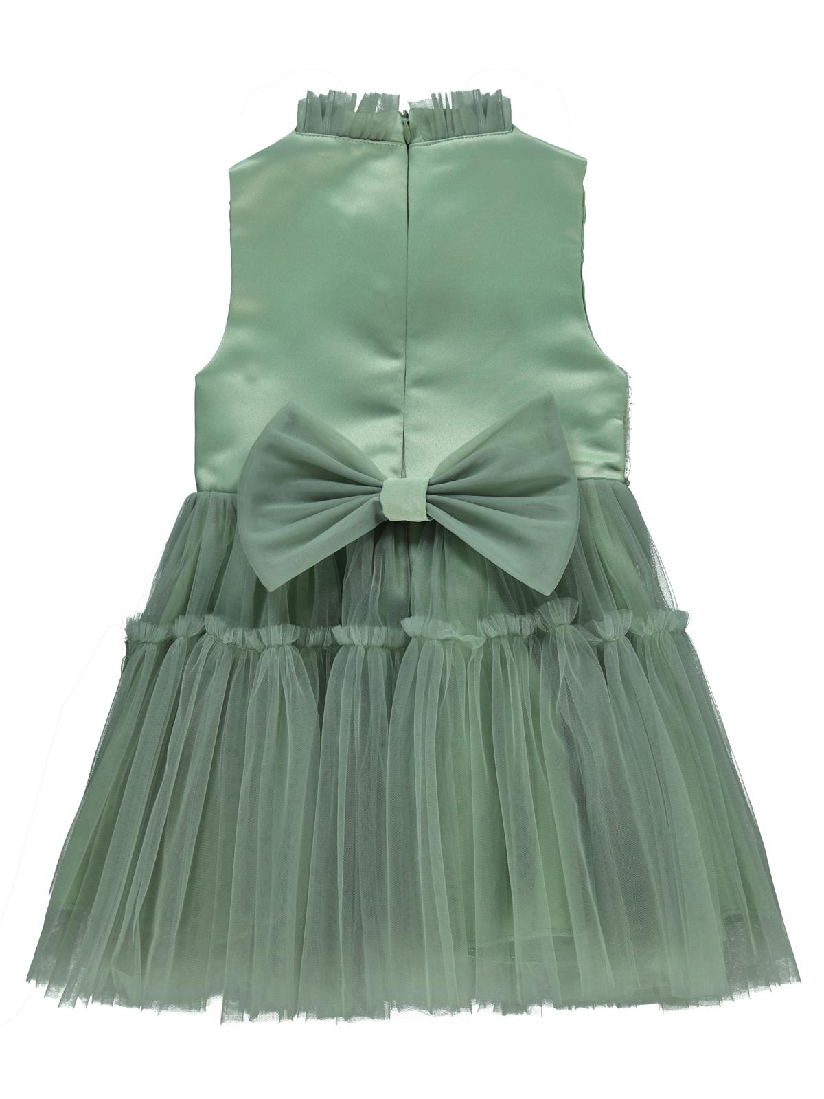 Civil Girls Piliseli 2-5 Yaş Abiye - Yeşil