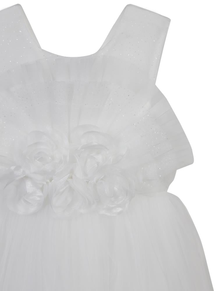 Civil Girls 6-9 Yaş Abiye - Beyaz