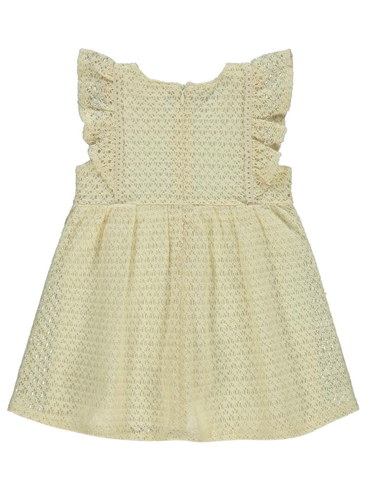 Civil Baby Dantel 6-18 Ay Elbise - Ekru