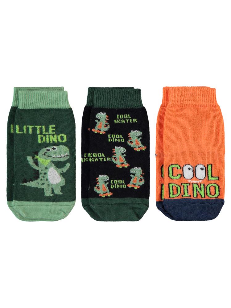 Civil Baby Erkek Bebek 3'lü Çorap Set 6-18 Ay