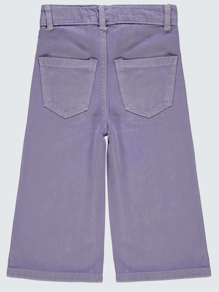 Civil Girls Çiçek Nakışlı 2-5 Yaş Pantolon - Lila