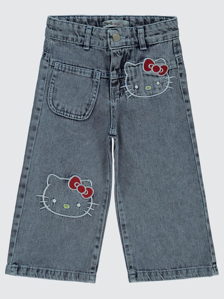 Hello Kitty 2-5 Yaş Pantolon - Mavi