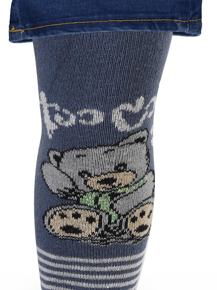 Civil Baby Bear 6-18 Ay Bebek Erkek Külotlu Çorap - Mavi