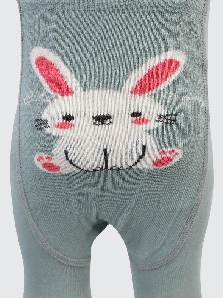 Civil Baby Bunny 6-18 Ay Bebek Kız Külotlu Çorap - Yeşil