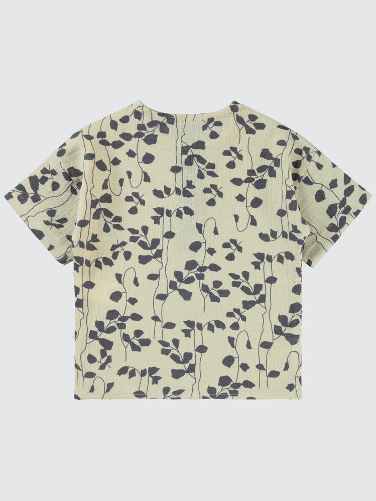 Civil Boys Sarmaşık Desenli 2-5 Yaş Gömlek - Ekru