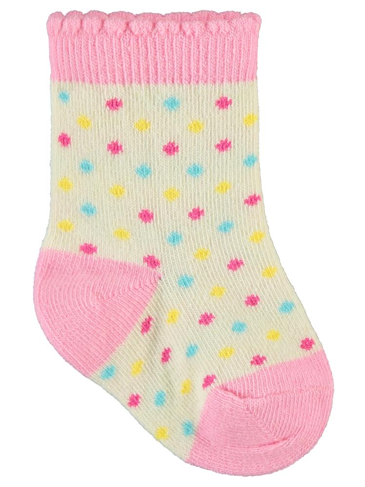 Civil Baby Kız Bebek 3'lü Çorap Set 6-18 Ay