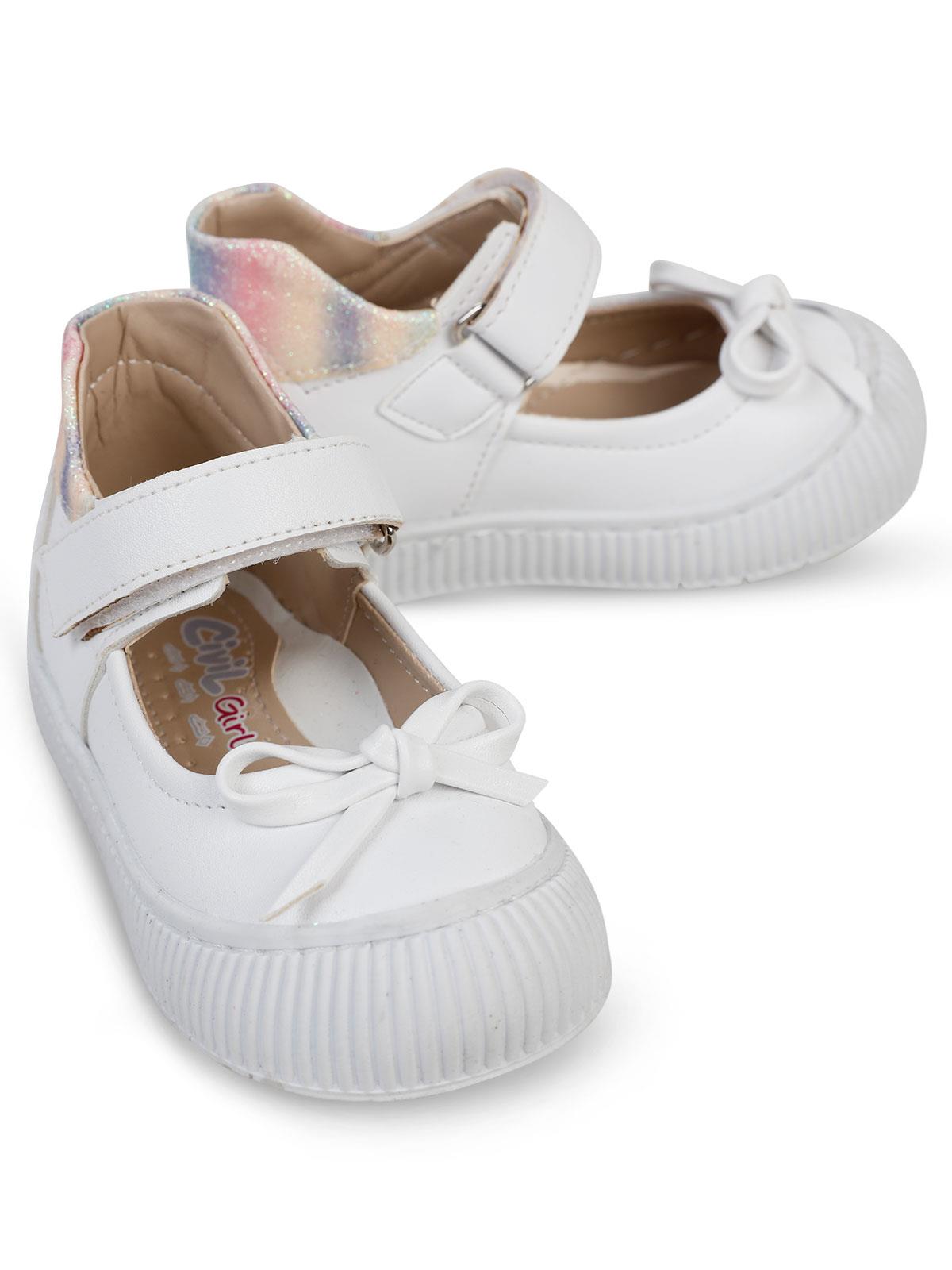 Civil Girls Kız Çocuk Babet 21-25 Numara - Beyaz