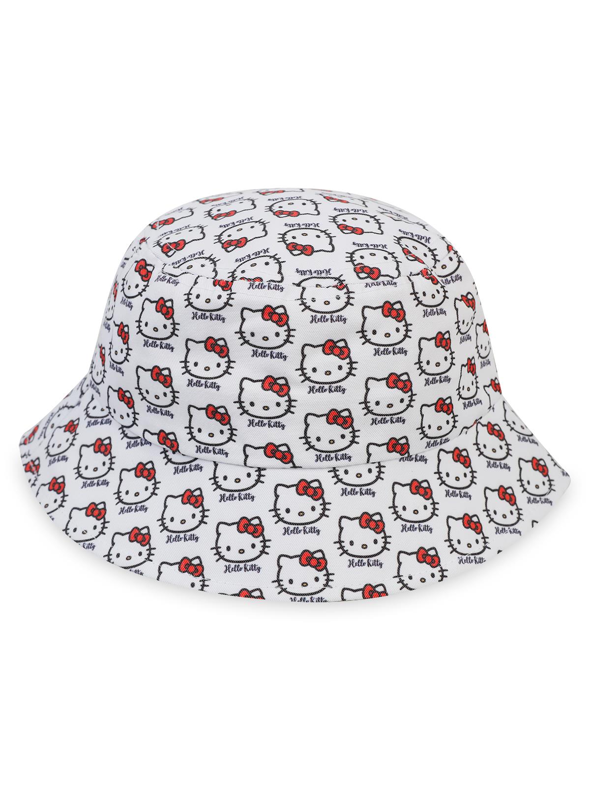 Hello Kitty 2-5 Yaş Çocuk Kız Maksi Şapka - Beyaz