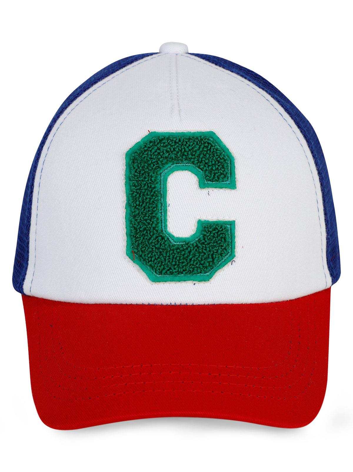 Civil Boys C Harf Nakış 6-9 Yaş Çocuk Erkek Kep Şapka - Mavi