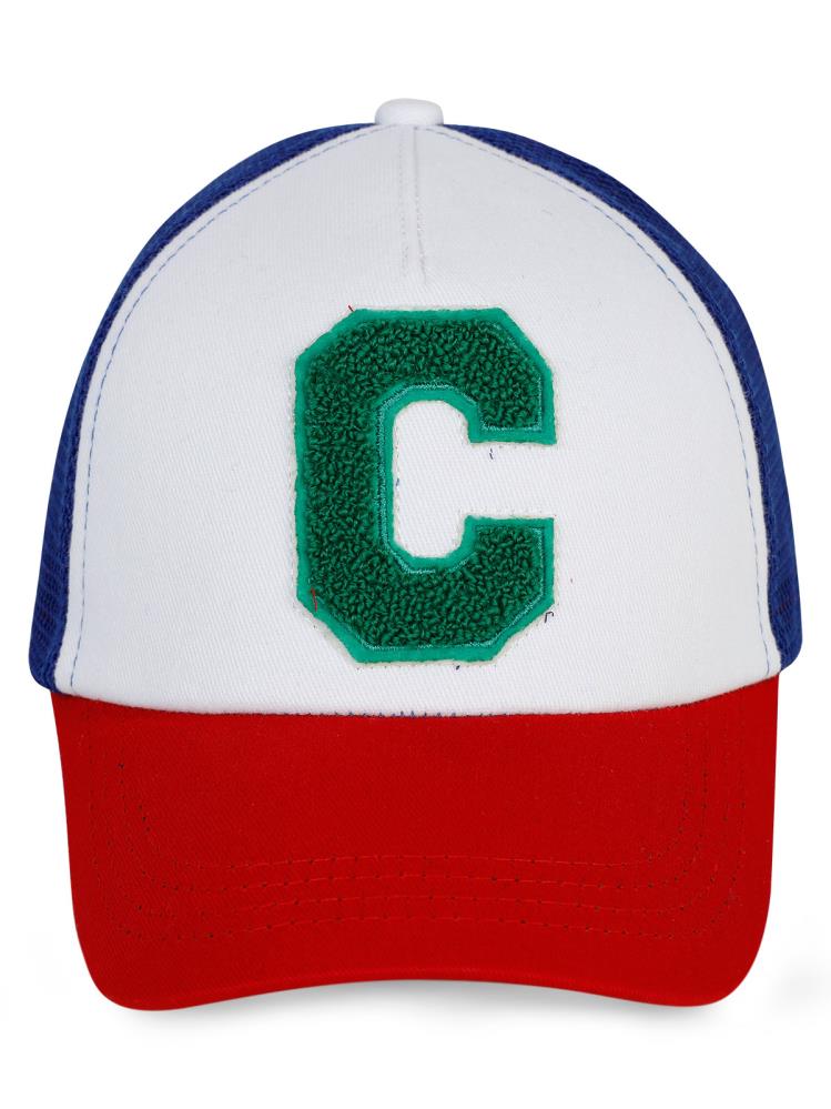 Civil Boys C Harf Nakış 6-9 Yaş Çocuk Erkek Kep Şapka - Mavi