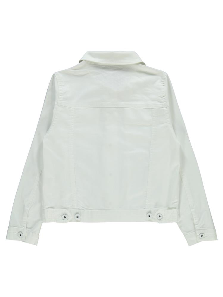 Civil Girls 10-13 Yaş Ceket - Beyaz