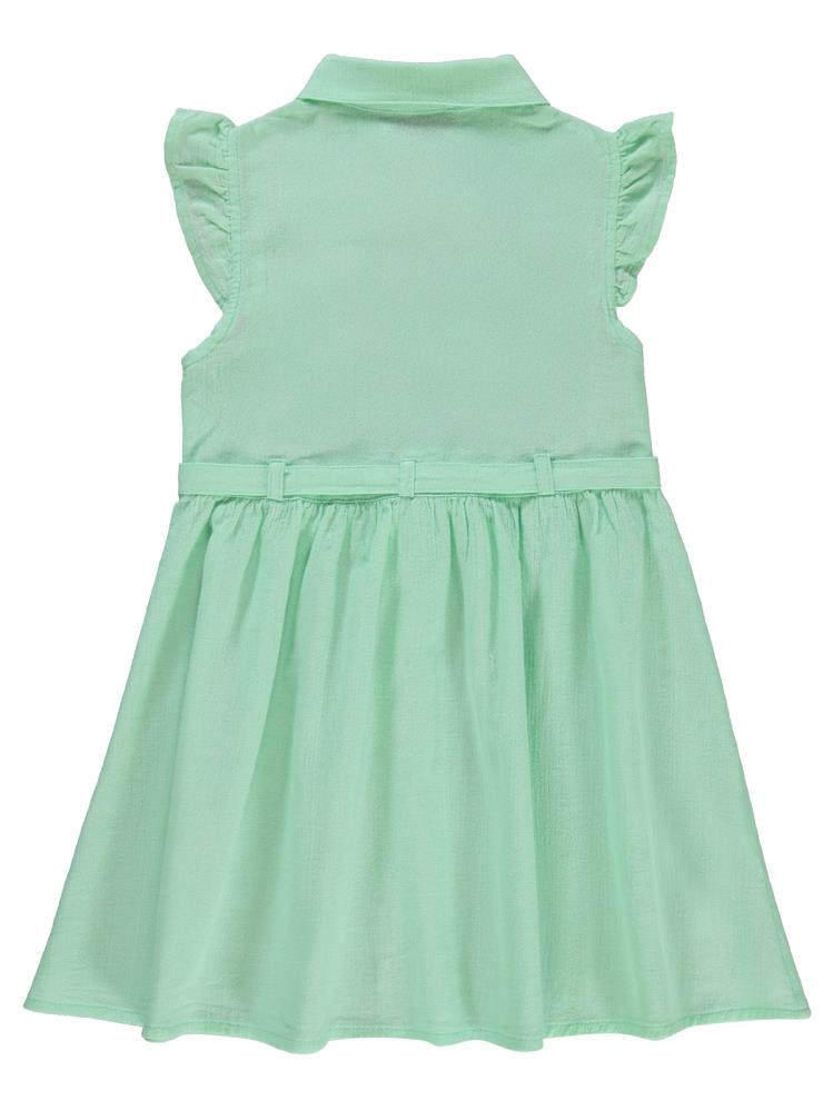 Civil Girls 6-9 Yaş Elbise - Yeşil