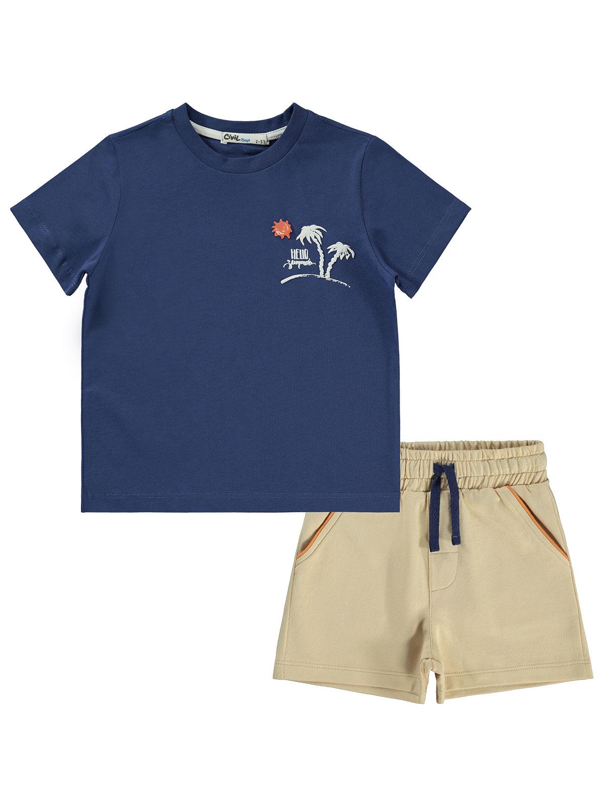 Civil Boys 3'lü Set 2-5 Yaş Takım