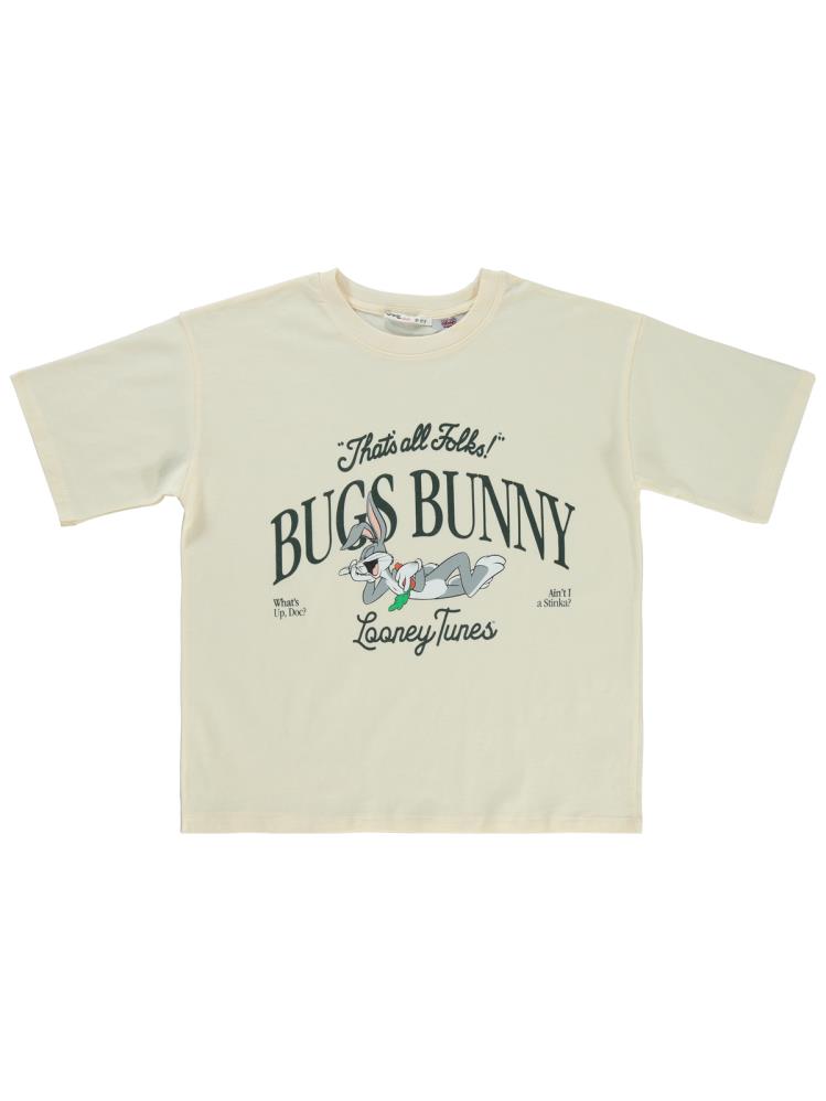 Bugs Bunny 10-13 Yaş Tişört - Fil Dişi