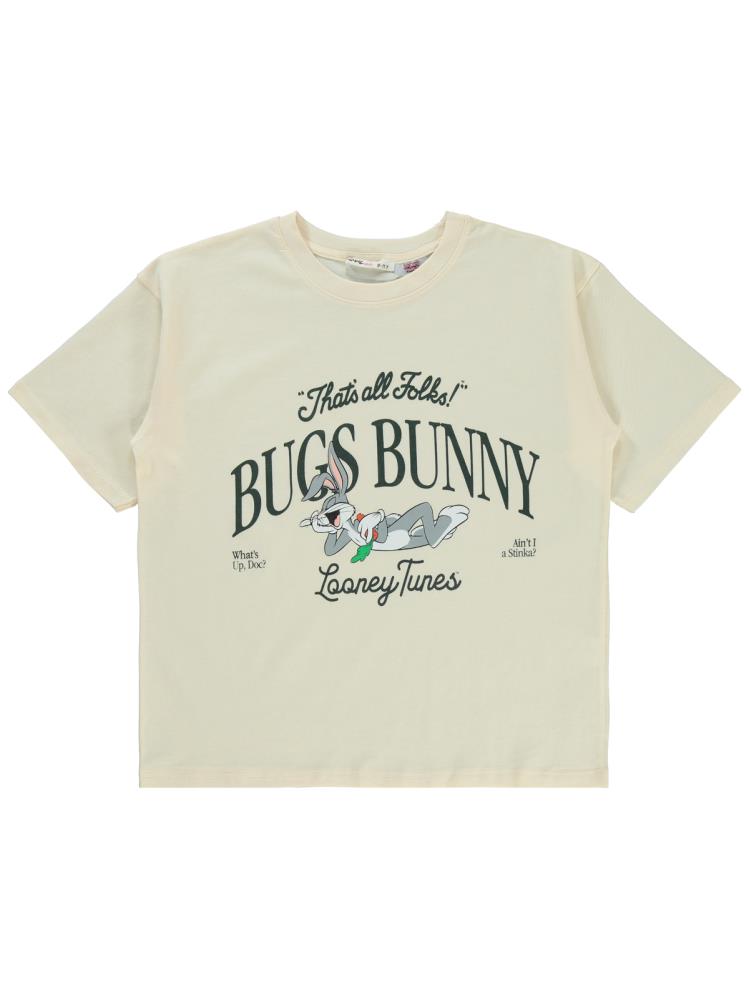 Bugs Bunny 10-13 Yaş Tişört - Fil Dişi
