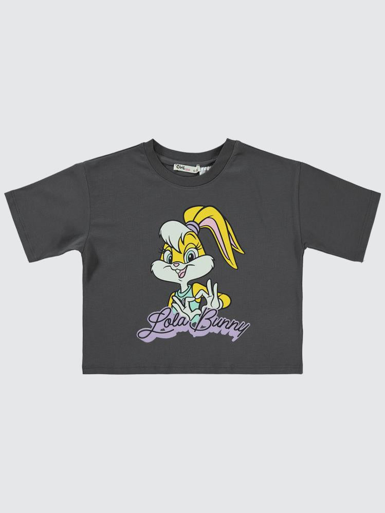 Lola Bunny 6-9 Yaş Tişört - Gri