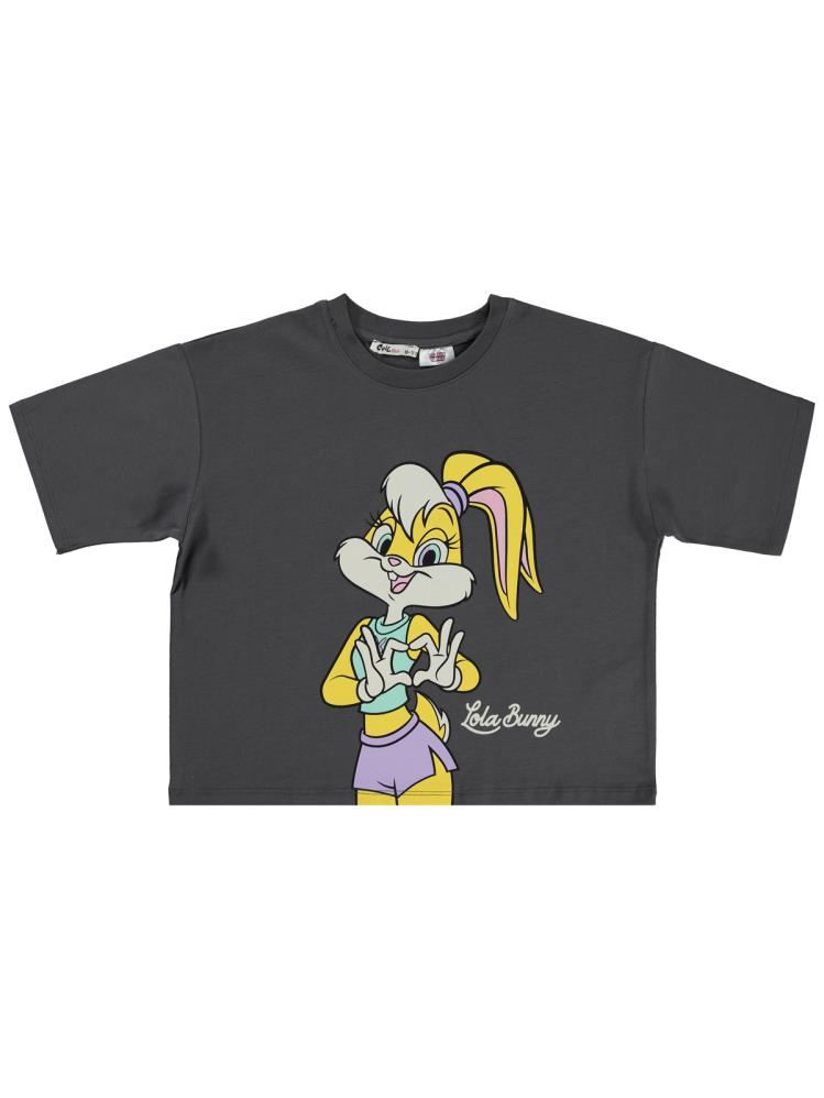 Lola Bunny 10-13 Yaş Tişört - Gri