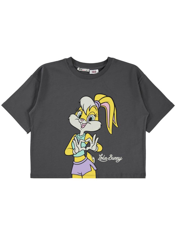 Lola Bunny 10-13 Yaş Tişört - Gri