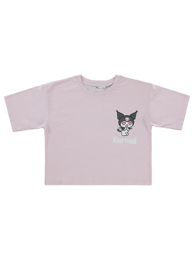 Kuromi 10-13 Yaş Tişört - Lila