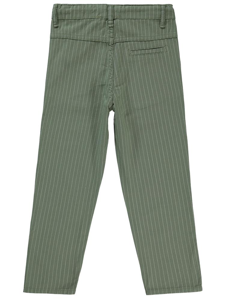 Civil Boys Çizgili 6-9 Yaş Pantolon - Haki