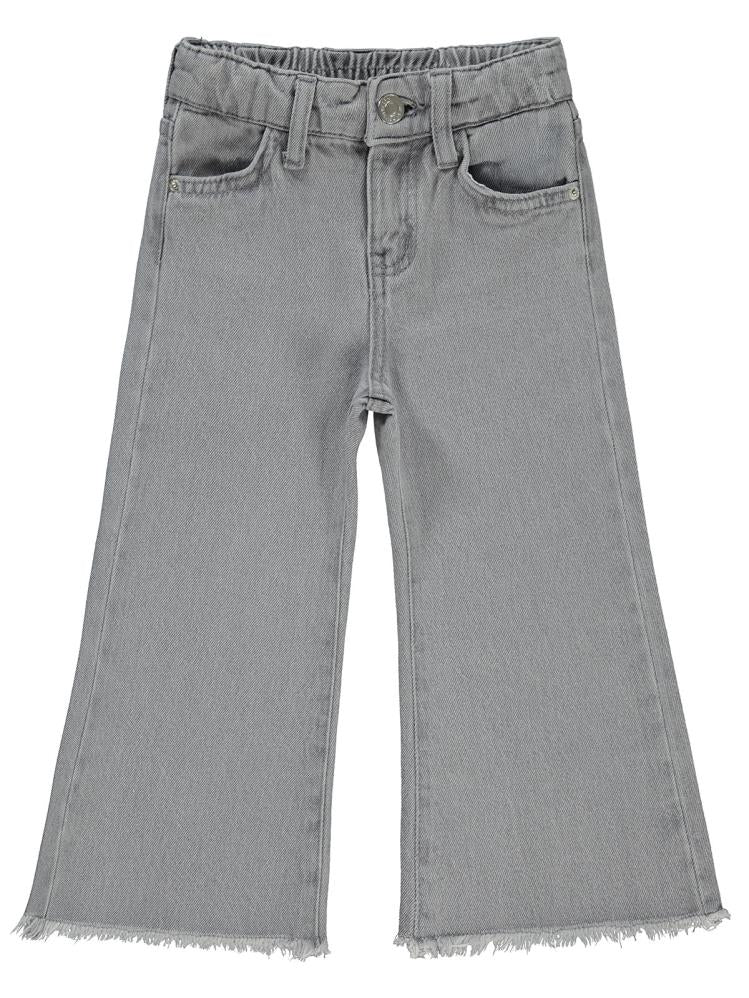 Civil Girls Paçası Püsküllü 2-5 Yaş Pantolon - Gri