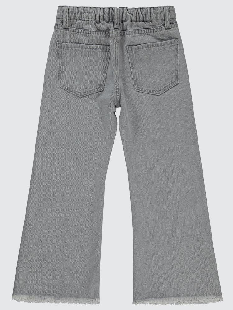 Civil Girls Paçası Püsküllü 6-9 Yaş Pantolon - Gri