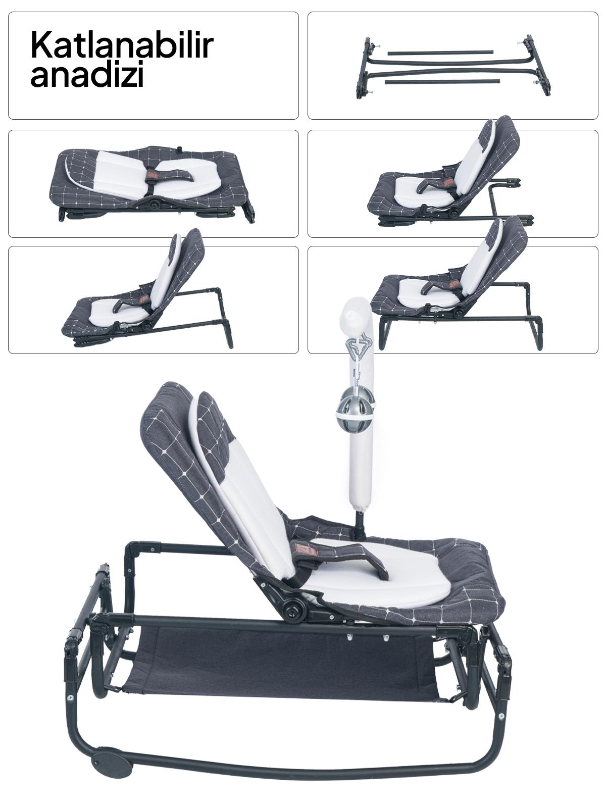 Kujju Star Lüks Anadizi - Gri