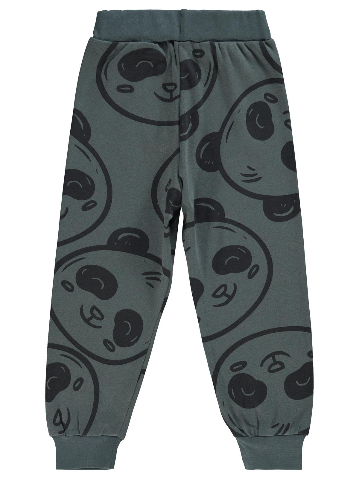 Civil Boys Empirme Panda Baskılı 2-5 Yaş Eşofman Altı - Gri