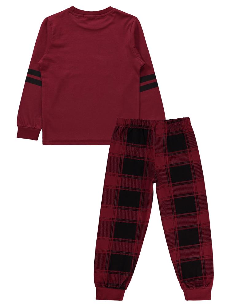 Harry Potter HP Baskılı 10-13 Yaş Pijama Takımı - Bordo