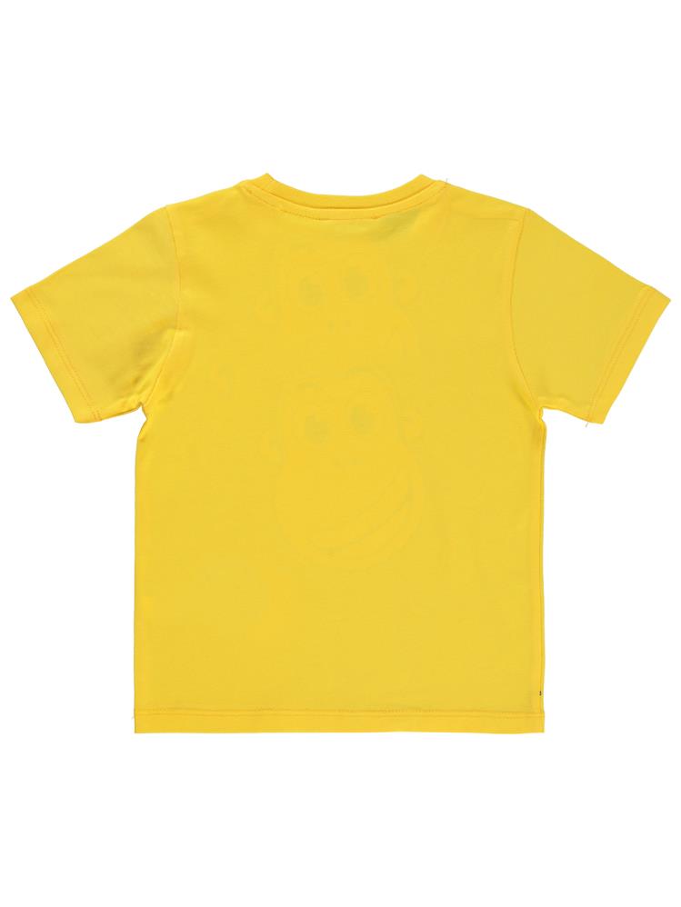 Civil Boys Kukuli Baskılı 2-5 Yaş Tişört - Sarı