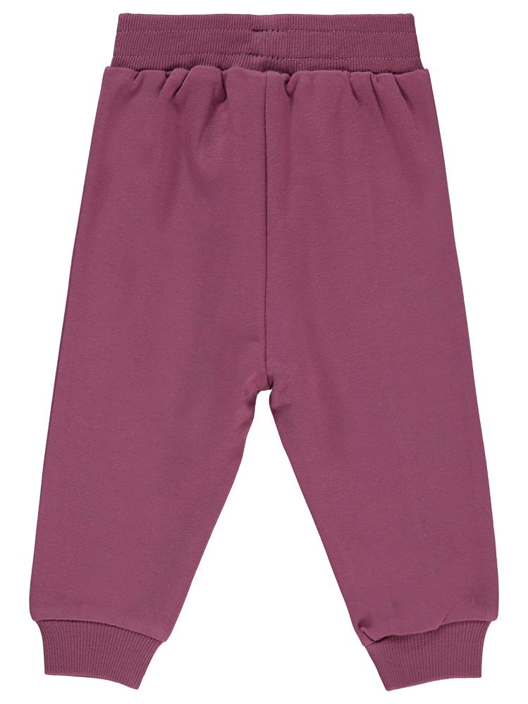 Civil Baby Civil Basic Kalp Etiketli 6-18 Ay Eşofman Altı - Lila