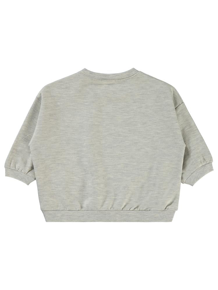 Civil Baby Civil Basic Kalp Etiketli 6-18 Ay Sweatshirt - Gri