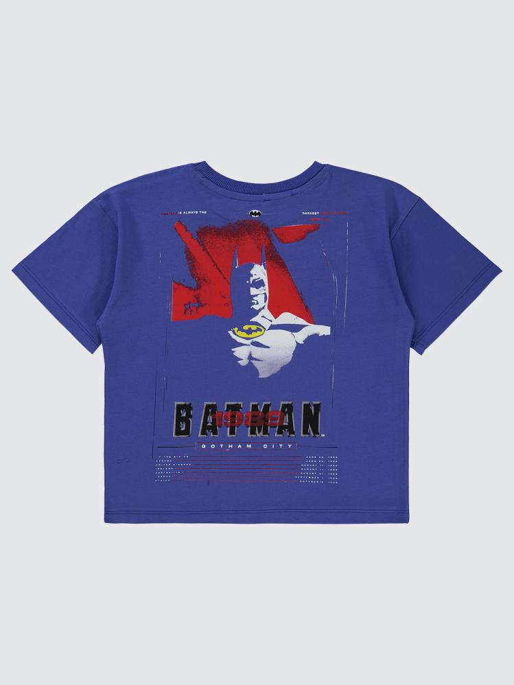 Batman Batman Baskılı 6-9 Yaş Tişört - Mavi