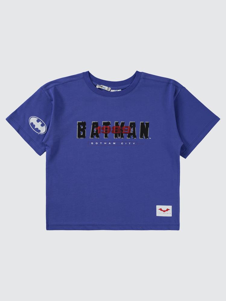 Batman Batman Baskılı 6-9 Yaş Tişört - Mavi